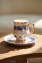 Julianne 6-person porcelain coffee cup set - 90 ml - 2