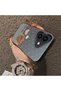 iPhone 16 Plus Compatible Hard Acrylic Back Silicone Edge Lens Protection Rabbit Case - 4
