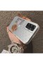 Samsung Galaxy A34 Compatible Hard Acrylic Back Silicone Edge Lens Protection Rabbit Case - 4