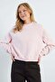 3 Yarn Basic Crew Neck Oversize Sweatshirt - 7