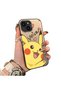 iPhone 14 Plus/15 Plus Compatible Hard Acrylic Back Silicone Edge Lens Protection Cartoon Case