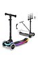 X2 3-Wheel Kids Kick Scooter, Black - 2