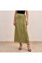 LACE EMBELLISHED COLUMN SKIRT