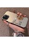 iPhone 14 Pro Max Compatible Hard Acrylic Back Silicone Edge Lens Protection Rabbit Case - 3