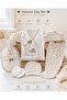 5-Piece Hospital Discharge Set Newborn Baby Bodysuit Set – Includes Hat, Gloves, Booties and Bib, Soft Textured Comfortable Baby Clothing Set - 8