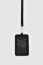 Office Business Women's Card Holder with Strap Black - 2