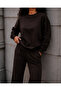 Sweatsuit Sets - Brown - Plain - 5
