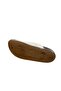 Genuine Leather Double Band Flat Thick Sole Slippers - 5