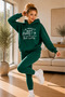 Women's I'M Really Not Funny Printed Hooded Kangaroo Pocket Cotton Casual Sweatshirt