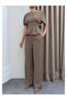 Belted Pleated Detail Double Suit - 3