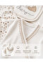 5-Piece Hospital Discharge Set Newborn Baby Bodysuit Set – Includes Hat, Gloves, Booties and Bib, Soft Textured Comfortable Baby Clothing Set - 3