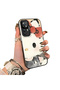 Xiaomi Redmi K50 Ultra Compatible Hard Acrylic Back Silicone Edge Lens Protection Kitty Case