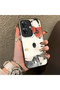 Realme Note 60 Compatible Hard Acrylic Back Silicone Edge Lens Protection Kitty Case - 3