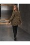 Premium Women's Faux Fur Blazer Jacket with Double Buttons, Slit at the Back, Lined and Furry - 8