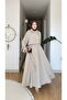Molly Nelly Women's Long Hijab Trench Dress - 3