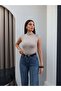 Suede Belted Leg-Cut Orj Jeans - 5