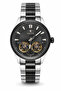 Men's Automatic Double Balance Gray Dial Metal Cord Wristwatch 2 Years Warranty