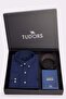 Special Boxed Men's 3-Piece Set: Shirt, Perfume, and Belt Gift Dowry Set for Groom