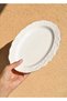 2 Pieces of Porcelain Gilded Medium Size Kayak Plate 23 cm Appetizer Presentation Plate - 2