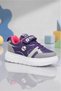 Girls' Velcro Seasonal Comfortable Sole Basket Detail School Daily Sneaker Sports Shoes