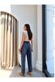 Boyfriend Suede Belted Jean - 5