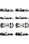 Premium Formula 1 2025 4-Piece Team Set 8 Vehicles Mclaren Mercedes Racing Bulls Haas - 4