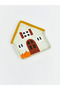Lcw Home Mixed House-Shaped Pumpkin Patterned Ceramic Plate - 3