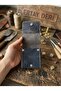 100% Genuine Leather Handmade Gray Viral Model Card Holder & Wallet