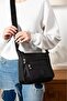 Multi-Part Compartmented Shoulder and Crossbody Messenger Bag - 2