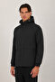 New Now Men's Black Water and Windproof Seasonal Jacket-Raincoat - 4