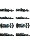 Premium Formula 1 2025 4-Piece Team Set 8 Vehicles Mclaren Mercedes Racing Bulls Haas - 3