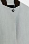 Allbucks Za -Ra Zw Collection Contrast Collar Blazer with Drawstring Waist in Linen Blend Abzra00129 - 8