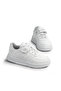 Children's Unisex White Comfortable Fit Flat Light Sole Sneaker - 2