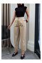 Pipe Leg Buttoned Trousers