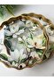 Antique Wood Look Glass Tray Set of 2 Sarissa Green - 4