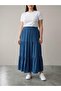 Plus Size Women's Elastic Waist Skirt - 2