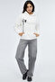 Kedi Baskılı Kapüşonlu Sweatshirt Basic Hoodie - 3
