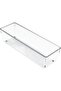 E Design Line Plastic Kitchen Drawer Organizer for Cutlery, Divided Storage Case for Silverware, Utensils, and Spoons