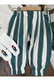 Striped Trousers, Tedy Teddy Bear Printed Sweatshirt, Socks, Beret, Seasonal 3-Piece Baby Boy/Child Set - 2