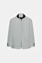 Allbucks Za -Ra Zw Collection Contrast Collar Blazer with Drawstring Waist in Linen Blend Abzra00129 - 6