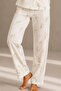 Women's Short Sleeve Comfortable Fit Stylish Multi-Colored Pajama Set - 4