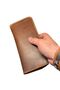 DIY Hisar Leather Wallet Making Kit, DIY Handmade Men's Wallet Card Holder Kit with 12 Card Slots and Phone Case - 3