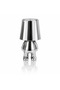Decorative Figurative Led Table Lamp – Silver Man Design Night Light – Illuminates Nightstands and Tabletops - 2