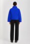 Women's Premium Rail Stitched Stand Collar Snap Fastener Zipper Quilted Coat - 3