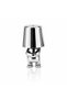 Decorative Figurative Led Table Lamp – Silver Man Design Night Light – Illuminates Nightstands and Tabletops - 2