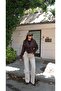 Double-Breasted Belted Buttoned Crop Trench Jacket - 5
