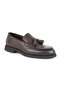 Men's Loafer Shoes Genuine Leather Tasseled Moccasins Stitched Practical Slip-On Lightweight Flexible Eva Sole L591