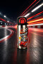 Siply 600 ml Patterned 304 Stainless Steel Children's Water Bottle with Double Drinking Mode and Lock Lid, Car Pattern - 7