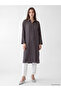 Alita City Lcw Modest Anthracite Modal Blend Oversize Women's Shirt Tunic with a Difference
