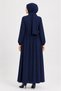 Aerobi̇n Tesettür Buckle-Decorated Dress Plus Size - 2